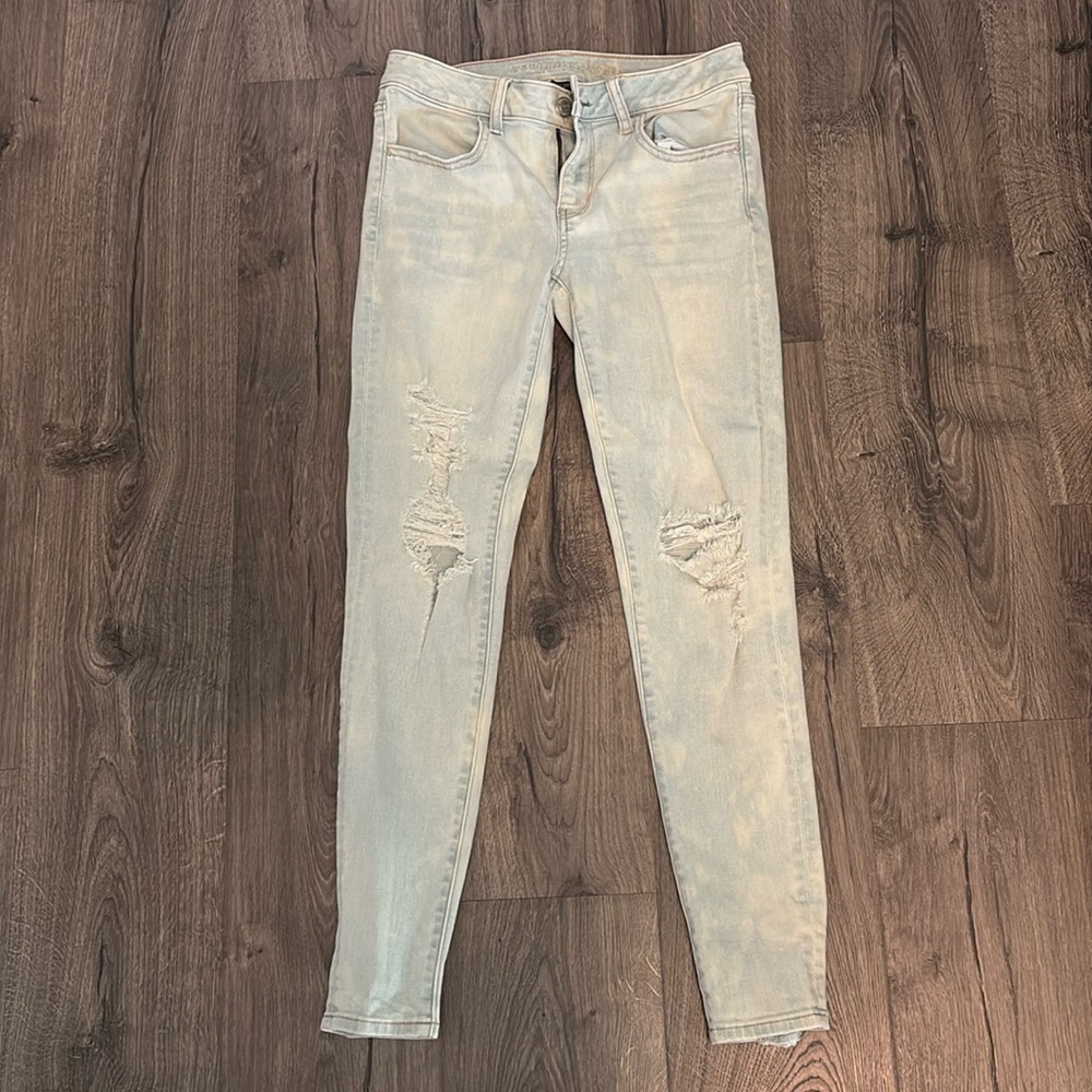 American Eagle Jeggings
Size: US 8
Color: Light Blue